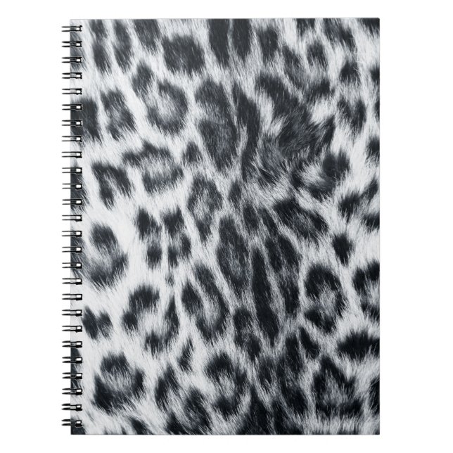 Leoparddjur Tryckt Skinn Mönster Anteckningsbok (Framsidan)