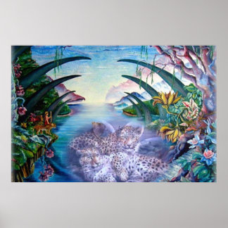 Leoparddrömmar Poster