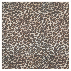 Leoparden flår trycket tyg