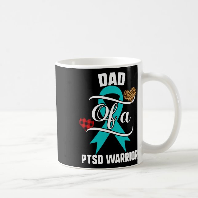 Leoparden Leopard efter traumatiskt Stressa D Kaffemugg (Höger)
