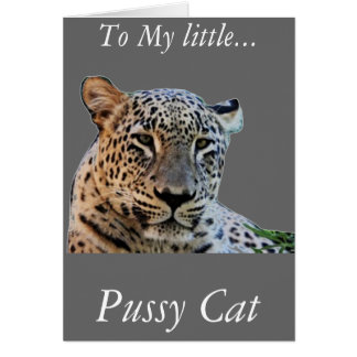 Leoparder Hälsningskort