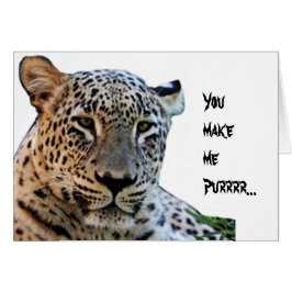 Leoparder Hälsningskort