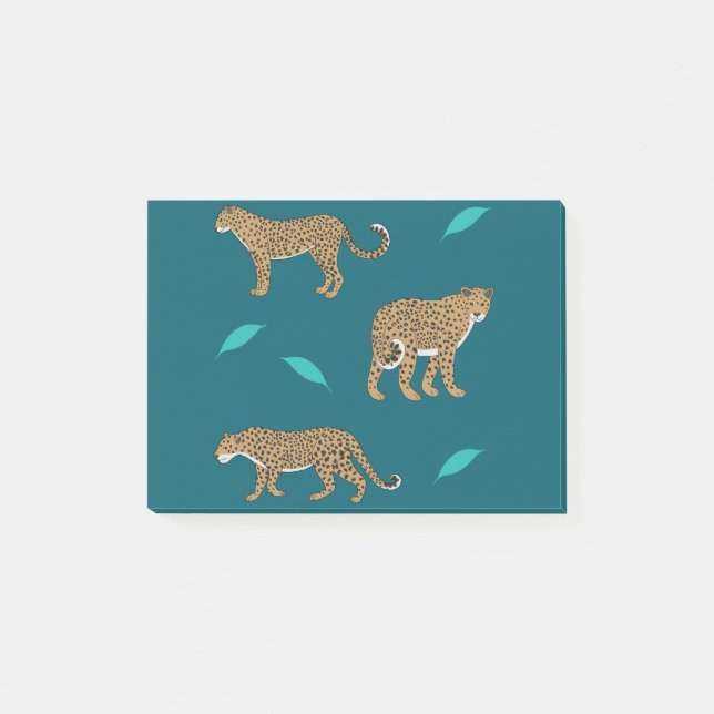 Leoparder Post-it Block (Framsida)