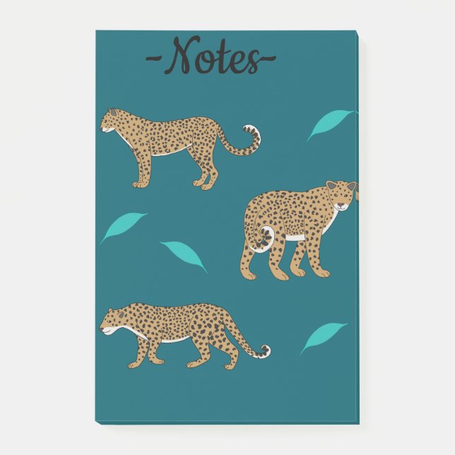 Leoparder Post-it Block (Framsida)
