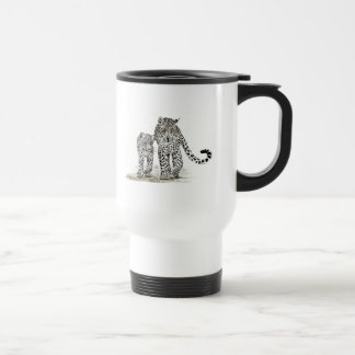 Leopardfamiljtravel mug resemugg
