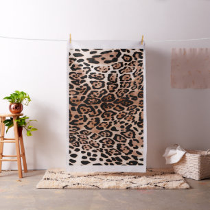 Leopardfläck Djurtrycksmönster Tyg