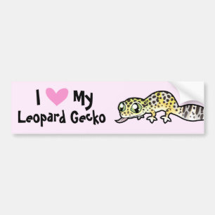 Leopardgecko Kärlek Bildekal