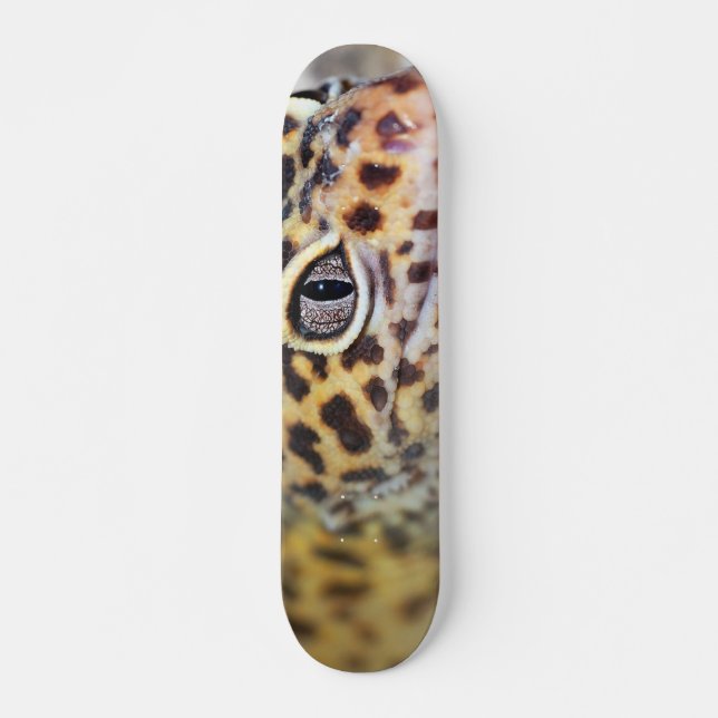 leopardgecko mini skateboard bräda 18,5 cm (Framsida)