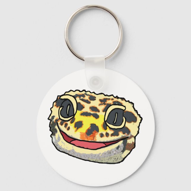 Leopardgecko Nyckelring (Framsida)