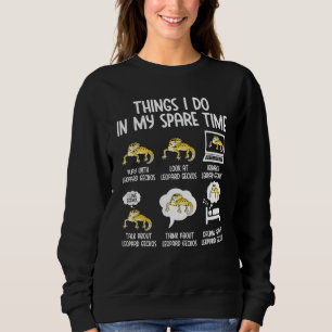 Leopardgecko Saker jag gör på min fritid Leopard T Shirt