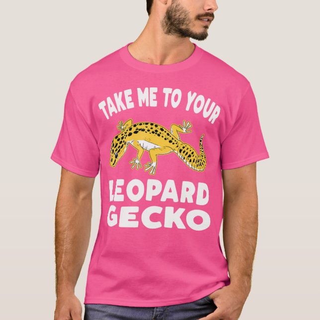 Leopardgeckoödla T Shirt (Framsida)