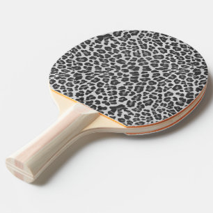 Leopardgrått och tänder - det gråa trycket pingisracket