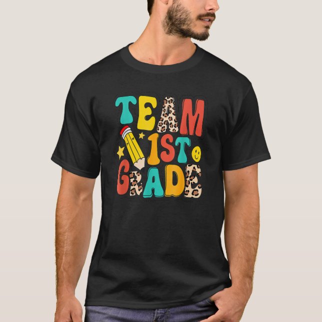 Leopardgruppen 1:a Klass Lärare Student bak T Shirt (Framsida)