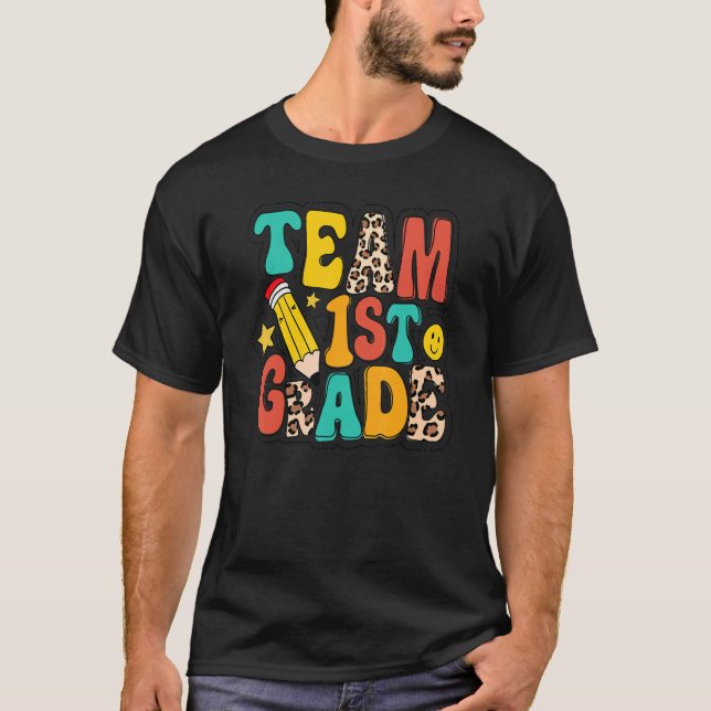 Leopardgruppen 1:a Klass-pennan Klass tillbaka til T Shirt (Framsida)