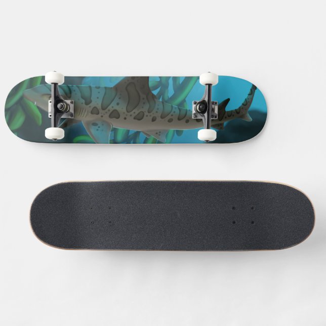 Leopardhaj skateboard (Horz)