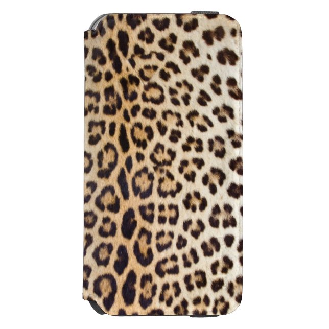 Leopardhår Incipio iPhone Wallet Skal (Folio Framsidan)