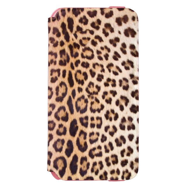 Leopardhår Incipio iPhone Wallet Skal (Folio Framsidan)