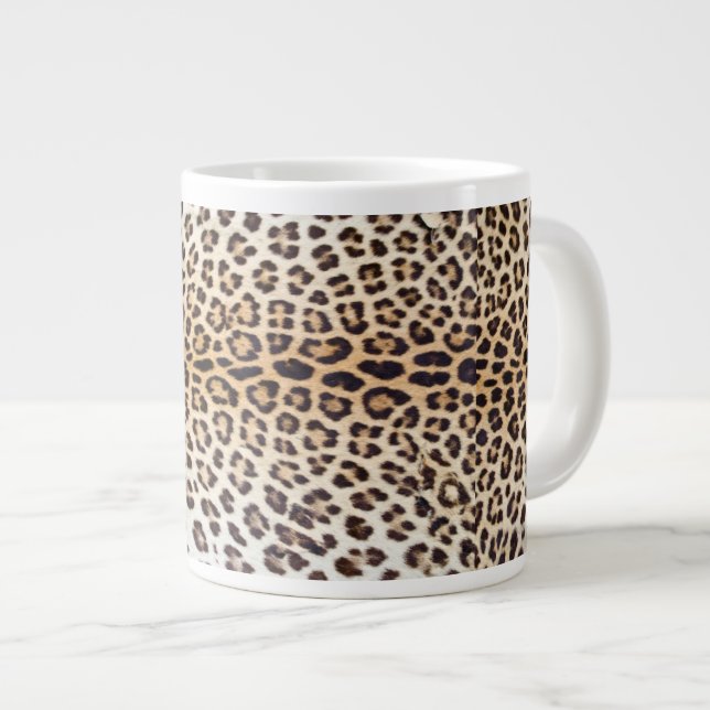 Leopardhår Jumbo Mugg (Framsida höger)