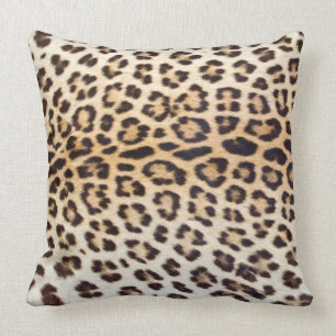 Leopardhår Kudde