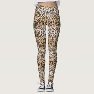 Leopardhår Leggings