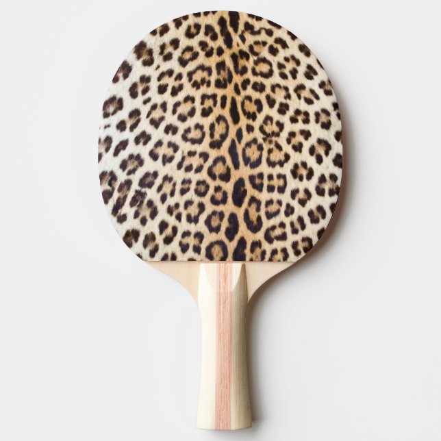 Leopardhår Pingisracket (Framsidan)