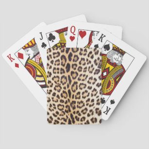 Leopardhår Spelkort