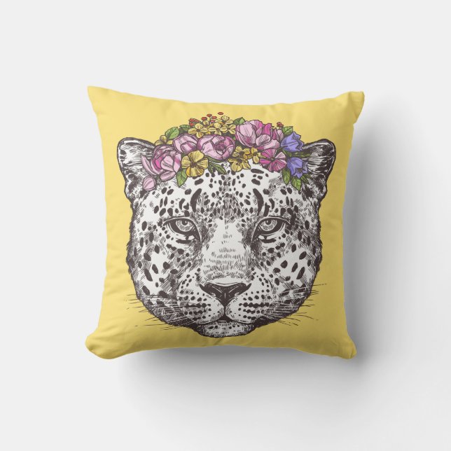LeopardHippiechic Kudde (Framsida)