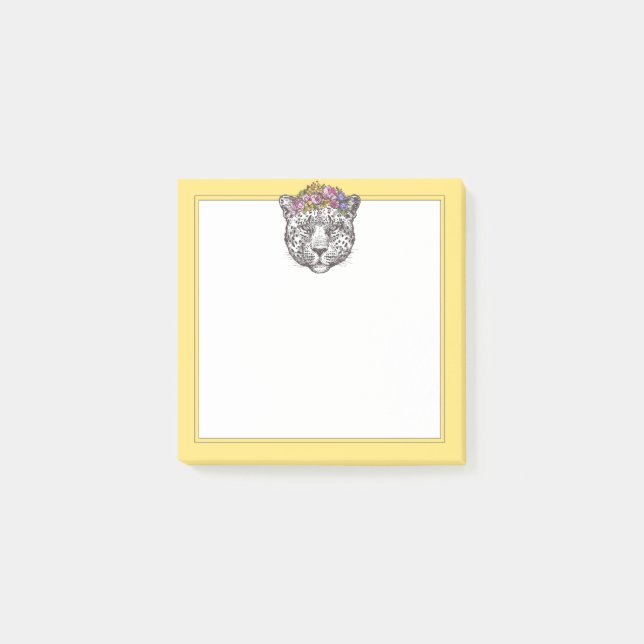 LeopardHippiechic Post-it Block (Framsida)