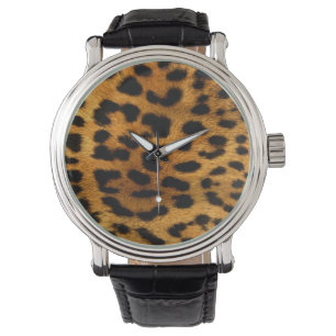 Leopardklocka Armbandsur