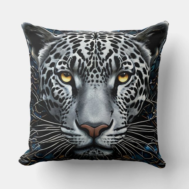 Leopardkonst Kudde (Framsida)