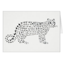 Leopardkort för Ord i Snö OBS Kort