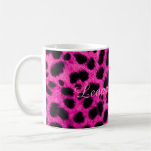 Leopardkvinna mugg