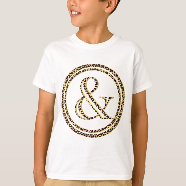 leopardmärke och tee shirt (Framsida)