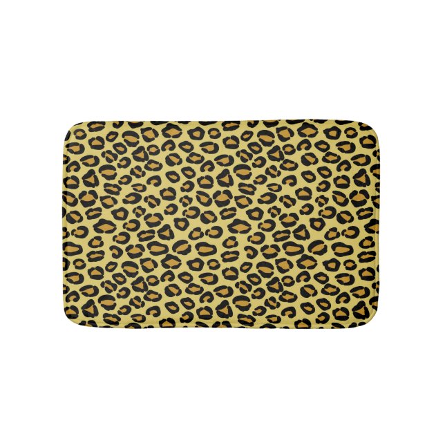 Leopardmönster Badrumsmatta (Framsidan)