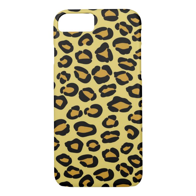 Leopardmönster Case-Mate iPhone Skal (Baksida)