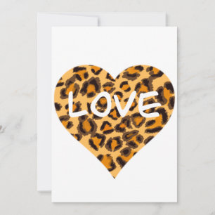 Leopardmönster, gepardesign julkort
