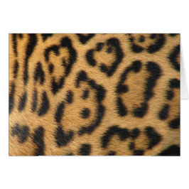 Leopardmönster Hälsningskort