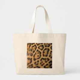 Leopardmönster Jumbo Tygkasse