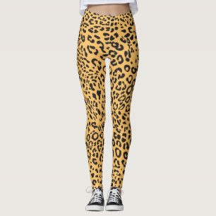 Leopardmönster Leggings