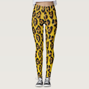 leopardmönster leggings