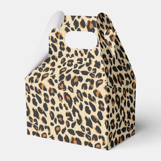 Leopardmönster Presentaskar (Framsidan Sidan)