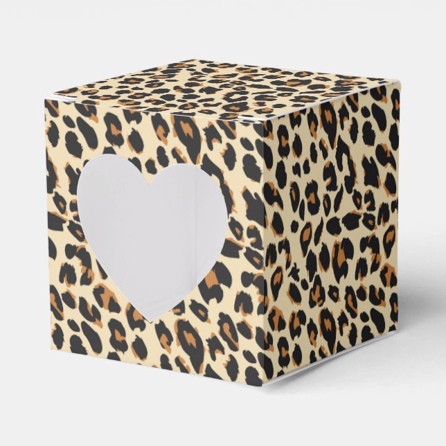 Leopardmönster Presentaskar (Framsidan Sidan)