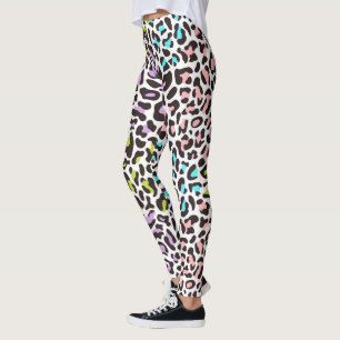 Leopardmönstrade Leggings