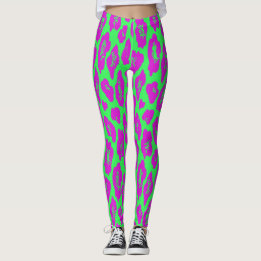 Leopardmönstrade leggings