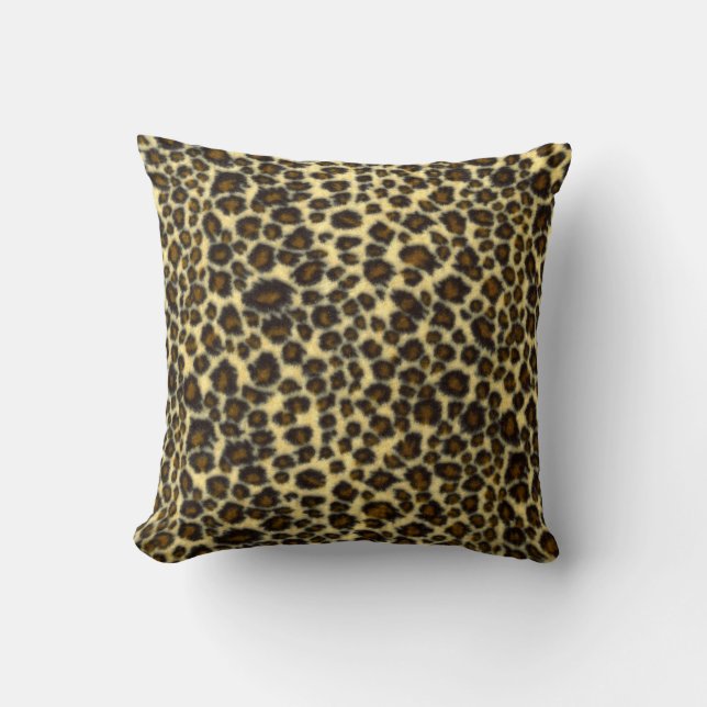 Leopardmönstrat kudd kudde (Framsida)
