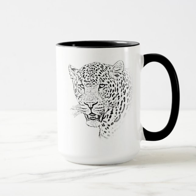 Leopardmugg - afrikaserie mugg (Höger)