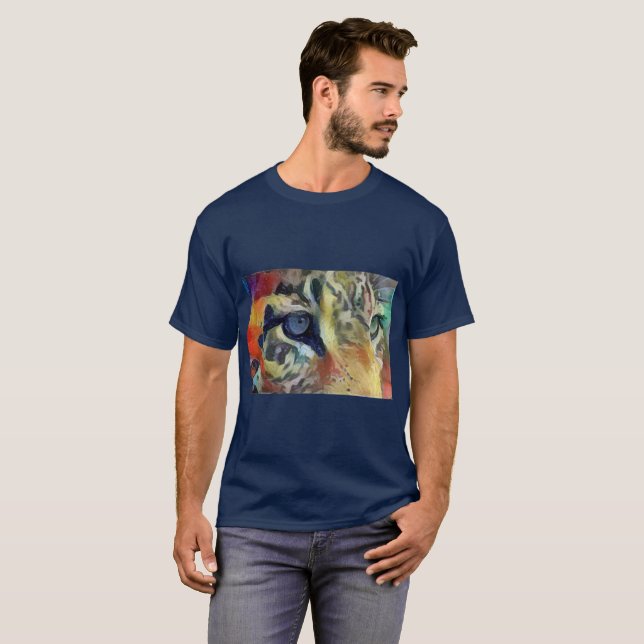Leopardögon T Shirt (Hel framsida)