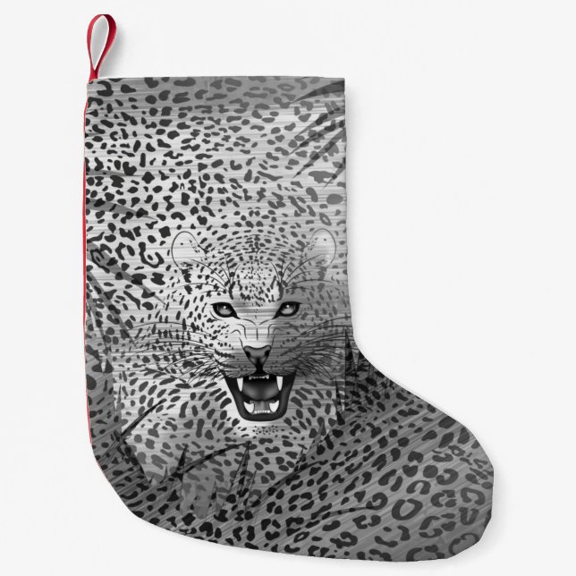 Leopardområde 2 liten julstrumpa (Framsidan)