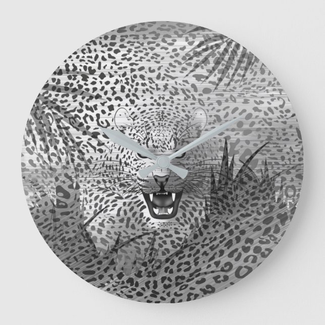 Leopardområde 2 stor klocka (Framsida)
