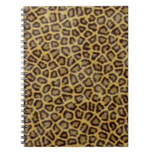 Leopardpäls Anteckningsbok Med Spiral